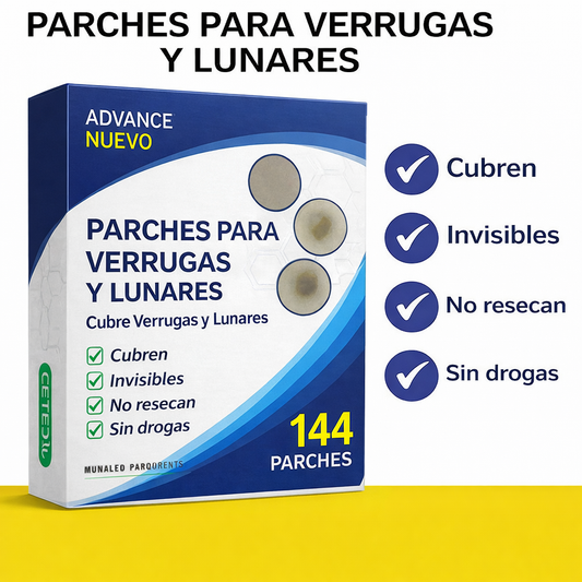 Parches Eliminadores de Verrugas (144 Unidades)