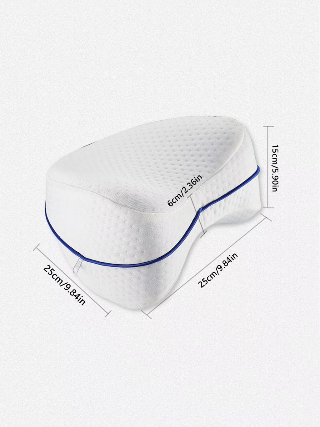 Almohada Ortopédica para piernas de algodón con memoria, rebote lento